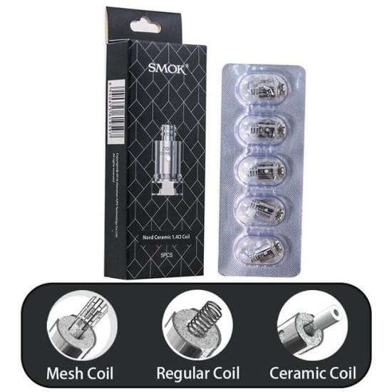 Coil Smok Nord Ceramic 1.4 Ohm Coil Smok Nord Ceramic 1.4 Ohm