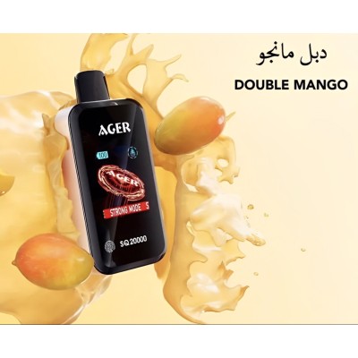  AGER SQ 20000 Puffs Double Mango