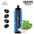 AlFakher Crown Bar Hyper max 15000 puffs Gum Mint