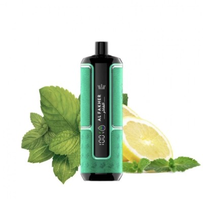 AlFakher Crown Bar Hyper max 15000 puffs Lemon Lime AlFakher Crown Bar Hyper max 15000 puffs Lemon Lime