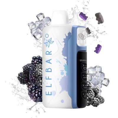 سحبة الف بار ساور كينج الجاهزة 40000 بف حامض التوت الازرق ايس