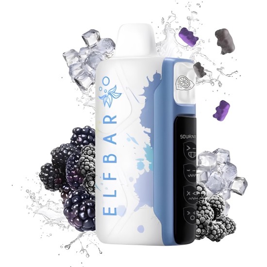 سحبة الف بار ساور كينج الجاهزة 40000 بف حامض التوت الازرق ايس