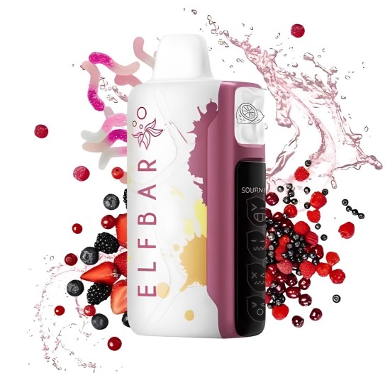 سحبة الف بار ساور كينج الجاهزة 40000 بف حامض التوت الوردي