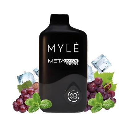 سحبة مايلي ميتا ماكس الجاهزه 18000 بف عنب نعناع