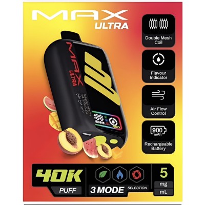 سحبة ناستي ماكس الترا 40000 بف مانجو خوخ بطيخ