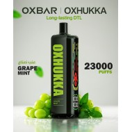 شيشة اوكس بار هوكا 23000 بف عنب نعناع