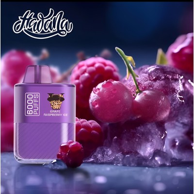 سحبة هوانا ايسكو بار الجاهزة 6000 بف عنب توت