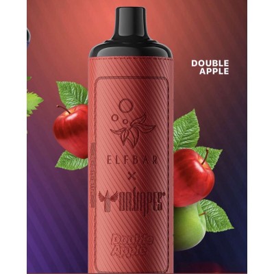 شيشة الف بار وبينك بانثر الجاهزة 16000 بف تفاحتين