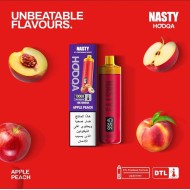 شيشة ناستي هوكا الجاهزه DTL 10000 بف تفاح خوخ 