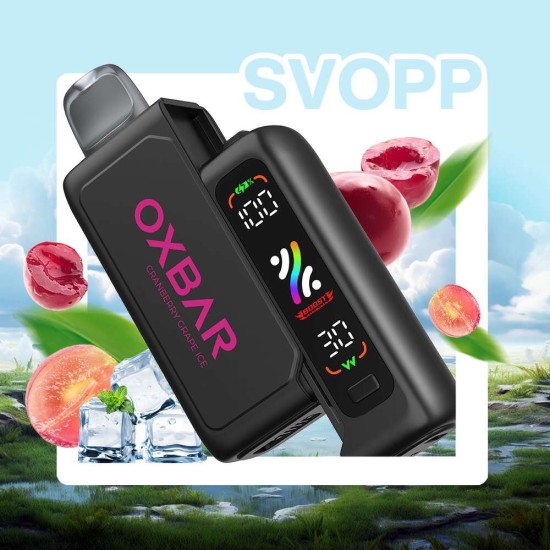 بود اوكس بار سفوب شيشة 20000 بف كرز عنب ايس