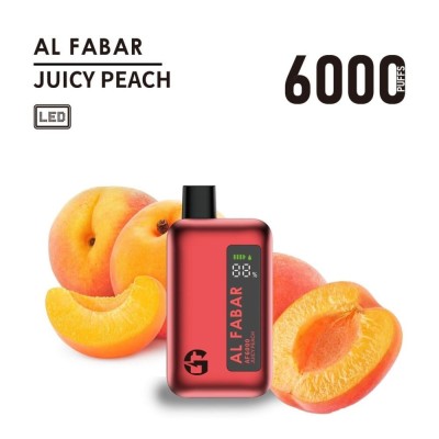سحبة الف بار جيموك GK03 الجاهزه 6000 بف عصير الخوخ 