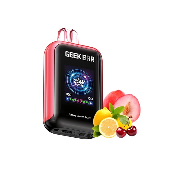 Geek Bar 23000 Puffs Cherry Lemon Peach