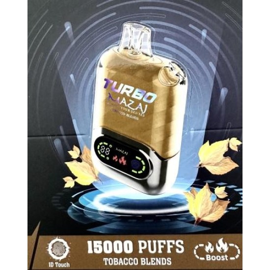 Mazaj Turbo 15000 puffs Tobacco Blends