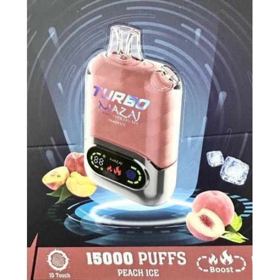 Mazaj Turbo 15000 puffs Peach Ice