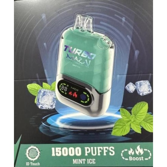 Mazaj Turbo 15000 puffs Mint Ice