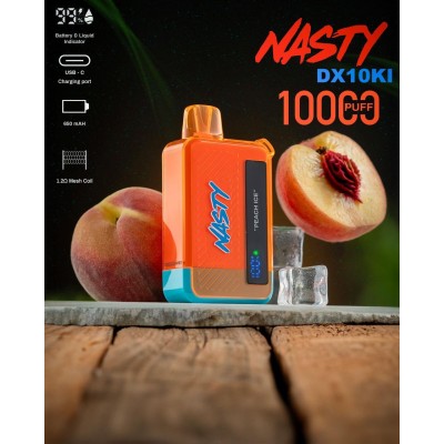 سحبة ناستي بار الجاهزة 10000 بف خوخ ايس