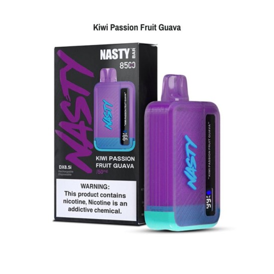 سحبة ناستي بار الجاهزه 8500 بف الكيوي والجوافة 