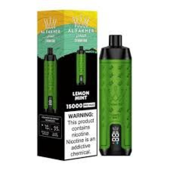 AlFakher Crown Bar 15000 puffs Lemon Mint AlFakher Crown Bar 15000 puffs Lemon Mint